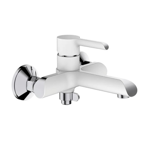 Смеситель для ванны MIXXUS PREMIUM EDEM 009 WHITE (Цвет белый/хром) (MI5845)