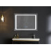 Дзеркало Mixxus STYLE MR03-80x60 з Led Touch, Anti-fog, димером, регулятором яскравості, годинником (MI6005)