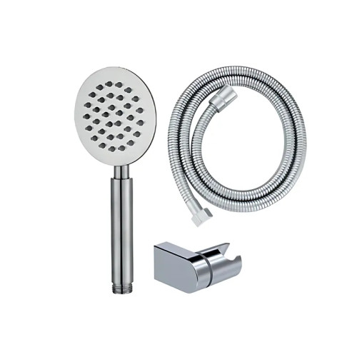 Душовий набір MIXXUS SHOWER SET-01.SUS з нерж. сталі SUS304 (шланг, лійка, кронштейн) (Колір нерж) (MI6156)