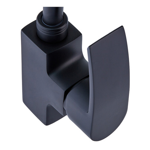 Змішувач для кухні MIXXUS MAGNUM 011 NUT BLACK REFL. з гнучким виливом (Колір чорний) (MI6200)