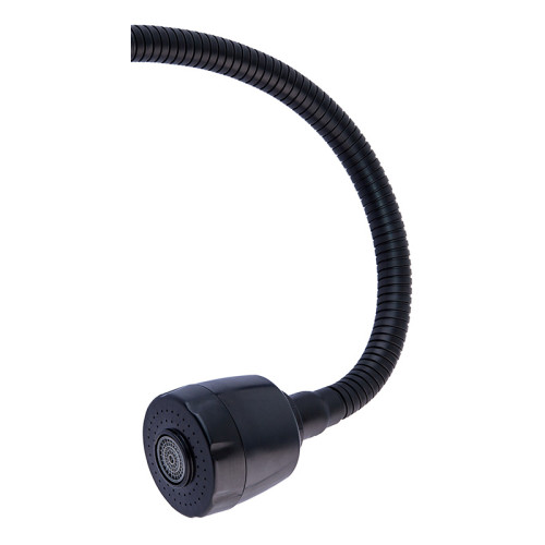Змішувач для кухні MIXXUS MAGNUM 011 NUT BLACK REFL. з гнучким виливом (Колір чорний) (MI6200)