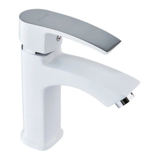 Змішувач для умивальника MIXXUS MAGNUM 001 NUT WHITE-CHROME (Колір білий/хром) (MI6201)