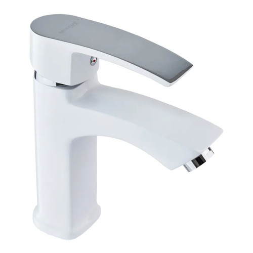 Змішувач для умивальника MIXXUS MAGNUM 001 NUT WHITE-CHROME (Колір білий/хром) (MI6201)