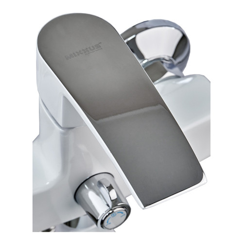 Змішувач для ванни MIXXUS MAGNUM 006 EURO WHITE-CHROME (Колір білий/хром) (MI6202)