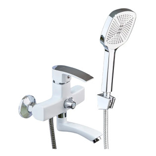 Змішувач для ванни MIXXUS MAGNUM 009 EURO WHITE-CHROME (Колір білий/хром) (MI6203)