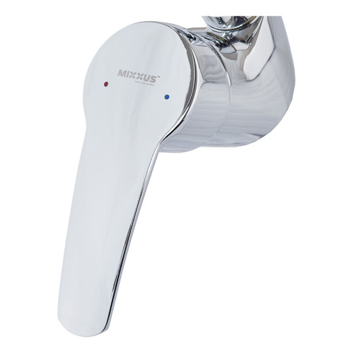 Змішувач для кухні MIXXUS PAMELA 011 NUT REFLECTOR з гнучким виливом (Колір хром) (MI6263)