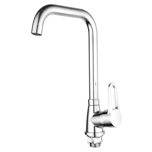 Змішувач для кухні MIXXUS ELBA 014 NUT (без підведення) (Колір хром) (MI6302)
