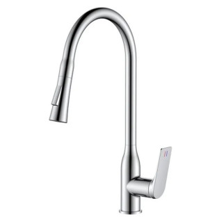 Змішувач для кухні MIXXUS PREMIUM DERBY 014 NUT (Колір хром) (MI6599)