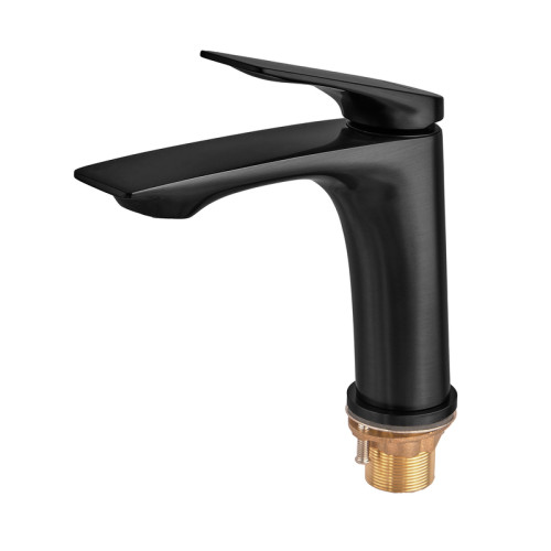 Змішувач для умивальника MIXXUS PREMIUM DERBY 001 NUT BLACK (Колір чорний) (MI6601)