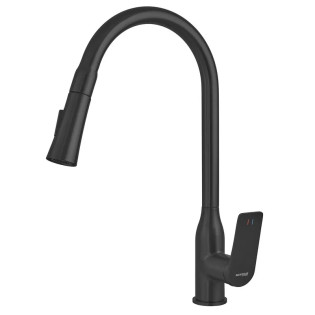 Змішувач для кухні MIXXUS PREMIUM DERBY 014 NUT BLACK (Колір чорний) (MI6605)