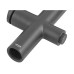 Змішувач для кухні MIXXUS PREMIUM DERBY 021 NUT BLACK REFL.BLACK з гнучким виливом з виходом для питної води (Колір чорний+вилив чорний) (MI6606)