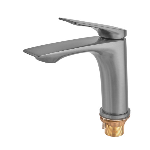 Змішувач для умивальника MIXXUS PREMIUM DERBY 001 NUT GRAPHITE (Колір графіт) (MI6607)
