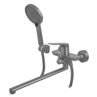 Змішувач для ванни MIXXUS PREMIUM DERBY 006 EURO GRAPHITE (Колір графіт) (MI6608)