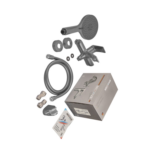 Змішувач для ванни MIXXUS PREMIUM DERBY 009 EURO GRAPHITE (Колір графіт) (MI6609)