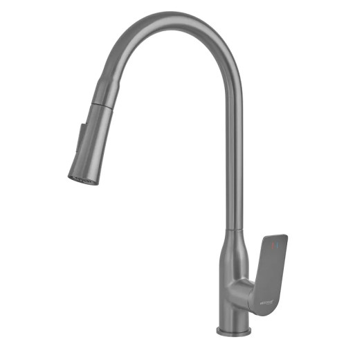 Смеситель для кухни MIXXUS PREMIUM DERBY 014 NUT GRAPHITE (Цвет графит) (MI6611)