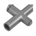 Змішувач для кухні MIXXUS PREMIUM DERBY 021 NUT GRAPHITE REFL.BLACK з гнучким виливом з виходом для питної води (Колір графіт + вилив чорний) (MI6612)