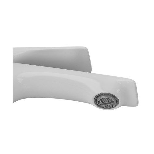 Змішувач для умивальника MIXXUS PREMIUM DERBY 001 NUT WHITE-CHROME (Колір білий/матовий хром) (MI6613)