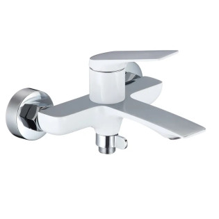 Змішувач для ванни MIXXUS PREMIUM DERBY 009 EURO WHITE-CHROME (Колір білий/матовий хром) (MI6615)