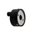 Чашка декоративна Mixxus TCC-01 BLACK (кругла) для маскування кабелю (колір чорний) (MI6638)
