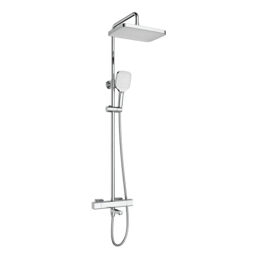 Душова колона MIXXUS PREMIUM VIRGO 009-J із термостат. змішувачем, 3 функції (Колір хром) (MI6645)