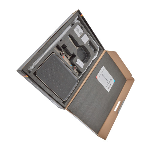 Душова колона MIXXUS PREMIUM VIRGO 009-J GRAPHITE із термостат. змішувачем, 3 функції (Колір графіт) (MI6647)