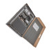 Душова колона MIXXUS PREMIUM VIRGO 009-J GRAPHITE із термостат. змішувачем, 3 функції (Колір графіт) (MI6647)