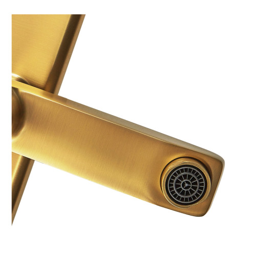 Душова колона MIXXUS PREMIUM VIRGO 009-J BRUSHED GOLD із термостат. змішувачем, 3 функції (Колір матове золото) (MI6649)