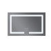 Дзеркало Mixxus HARD MR07-80x50 з Led Touch, Anti-fog, димером, регулятором яскравості (MI6658)