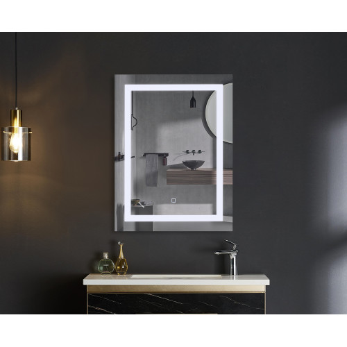 Дзеркало Mixxus TALL MR08-80x60-Reverse з Led Touch, Anti-fog, димером, регулятором яскравості (MI6659)