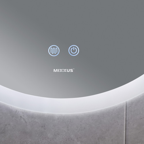 Зеркало Mixxus PLAIN MC11-60 с Led Touch, Anti-fog, димером, регулятором яркости (MI6663)