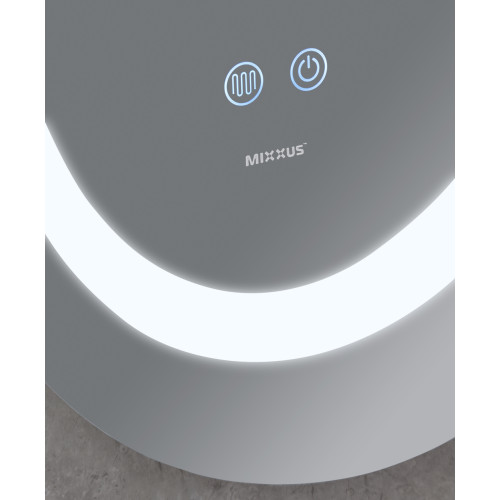 Дзеркало Mixxus PLAIN MV03-50x70 з Led Touch, Anti-fog, димером, регулятором яскравості (MI6664)