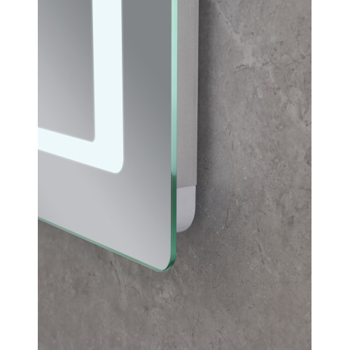 Дзеркало Mixxus STYLE MR13-80x60-Reverse з Led Touch, Anti-fog, димером, регулятором яскравості (MI6666)