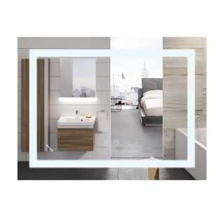Дзеркало Mixxus WARM MR12-80x60-Reverse з Led Touch, Anti-fog, димером, регулятором яскравості (MI6672)