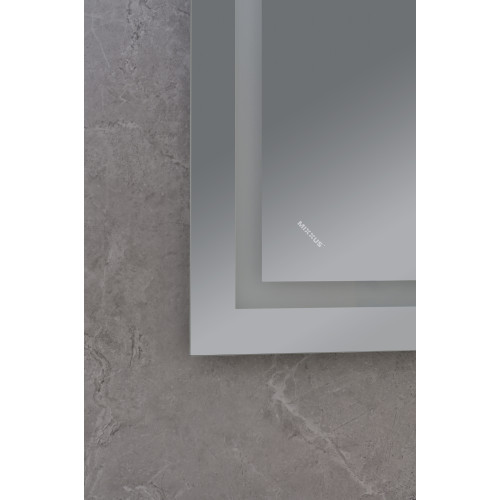 Дзеркало Mixxus WARM MR12-80x60-Reverse з Led Touch, Anti-fog, димером, регулятором яскравості (MI6672)