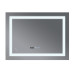 Дзеркало Mixxus WARM MR02-90x70-CASE з Led Touch, Anti-fog, димером, регулятором яскравості, годинником (MI6674)