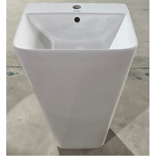 Раковина моноблок MIXXUS STYLE-1101 440х380х830mm (отвір під змішувач, перелив) (MI6696)
