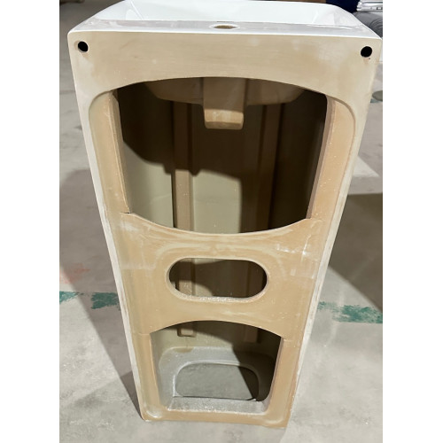 Раковина моноблок MIXXUS STYLE-1101 440х380х830mm (отвір під змішувач, перелив) (MI6696)