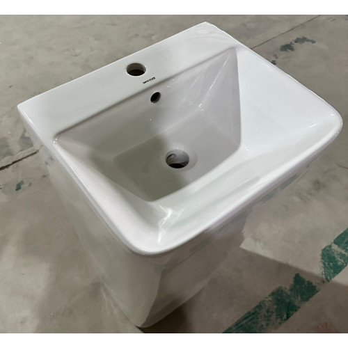 Раковина моноблок MIXXUS STYLE-1101 440х380х830mm (отвір під змішувач, перелив) (MI6696)