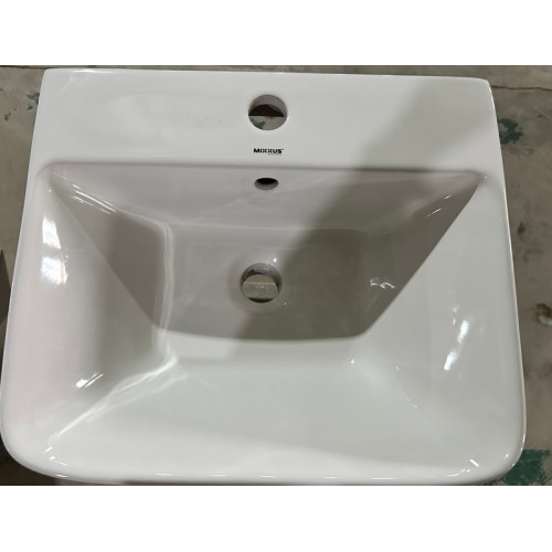 Раковина моноблок MIXXUS STYLE-1101 440х380х830mm (отвір під змішувач, перелив) (MI6696)