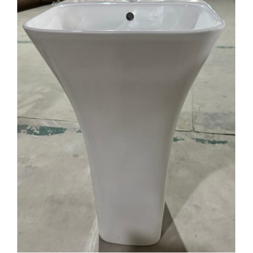 Раковина моноблок MIXXUS BEVEL-1101 450х435х830mm (отвір під змішувач, перелив) (MI6697)