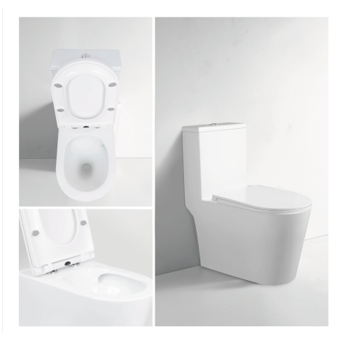 Унітаз моноблок Mixxus BEVEL-0406-T1 690х360х790mm, система змиву TORNADO 1.0 (MI6729)