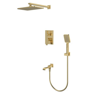 Душова система MIXXUS PREMIUM DALI 009 INNER BRUSHED GOLD (вбудована) (Колір матове золото) (MI6767)
