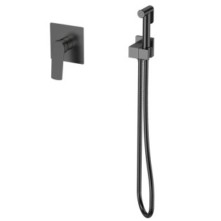 Змішувач для гігієнічного душу MIXXUS PREMIUM MONE 002 INNER GRAPHITE (вбудований) (Колір графіт) (MI6784)