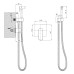 Змішувач для гігієнічного душу MIXXUS PREMIUM MONE 002 INNER GRAPHITE (вбудований) (Колір графіт) (MI6784)