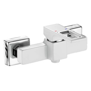 Змішувач для душу MIXXUS PREMIUM DANTE 003 WHITE-CHROME (Колір білий/матовий хром) (MI6793)