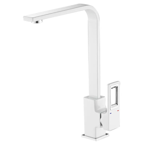 Змішувач для кухні MIXXUS PREMIUM DANTE 017 WHITE-CHROME (Колір білий/матовий хром) (MI6796)