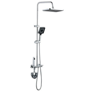 Душова колона MIXXUS PREMIUM MARLIN 009-J із змішувачем із кноп. перемикання, 4 режими (Колір хром) (MI6830)