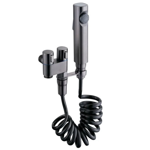 Кран MIXXUS AVT-01 GRAPHITE для гигиенического душа и бачка унитаза (Цвет графит) (MI6837)