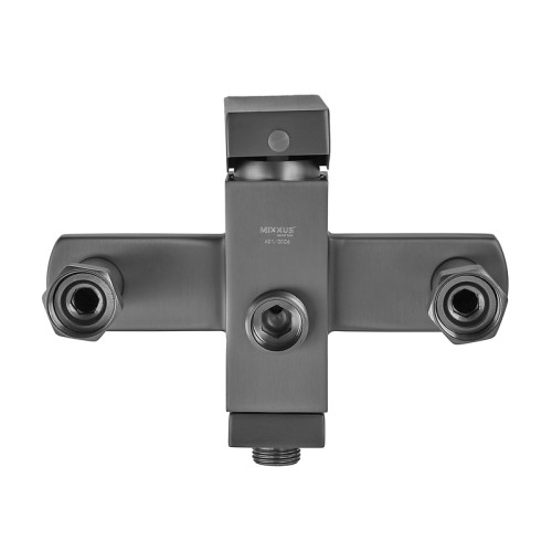 Душевая колонна MIXXUS KUB-009-J GRAPHITE со смесителем из нерж. стали SUS304 (Цвет графит) (MI6845)