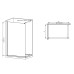 Душова перегородка Mixxus Premium FLAT SP01-80x200-TR Chrome Walk-In прозоре скло 8мм (MI6849)